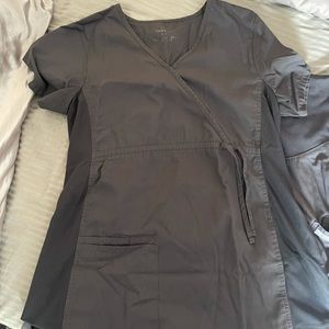 Petite small gray maternity set (top and pants)